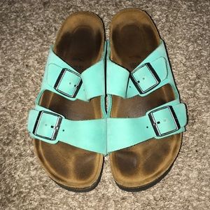 Teal Birkenstock’s